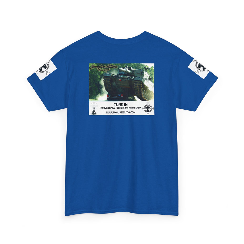 Classic Radio Junglist Militia The Junglist Militia Family Perversion Radio Show Los Angeles, California. Unisex Gildan T-Shirt