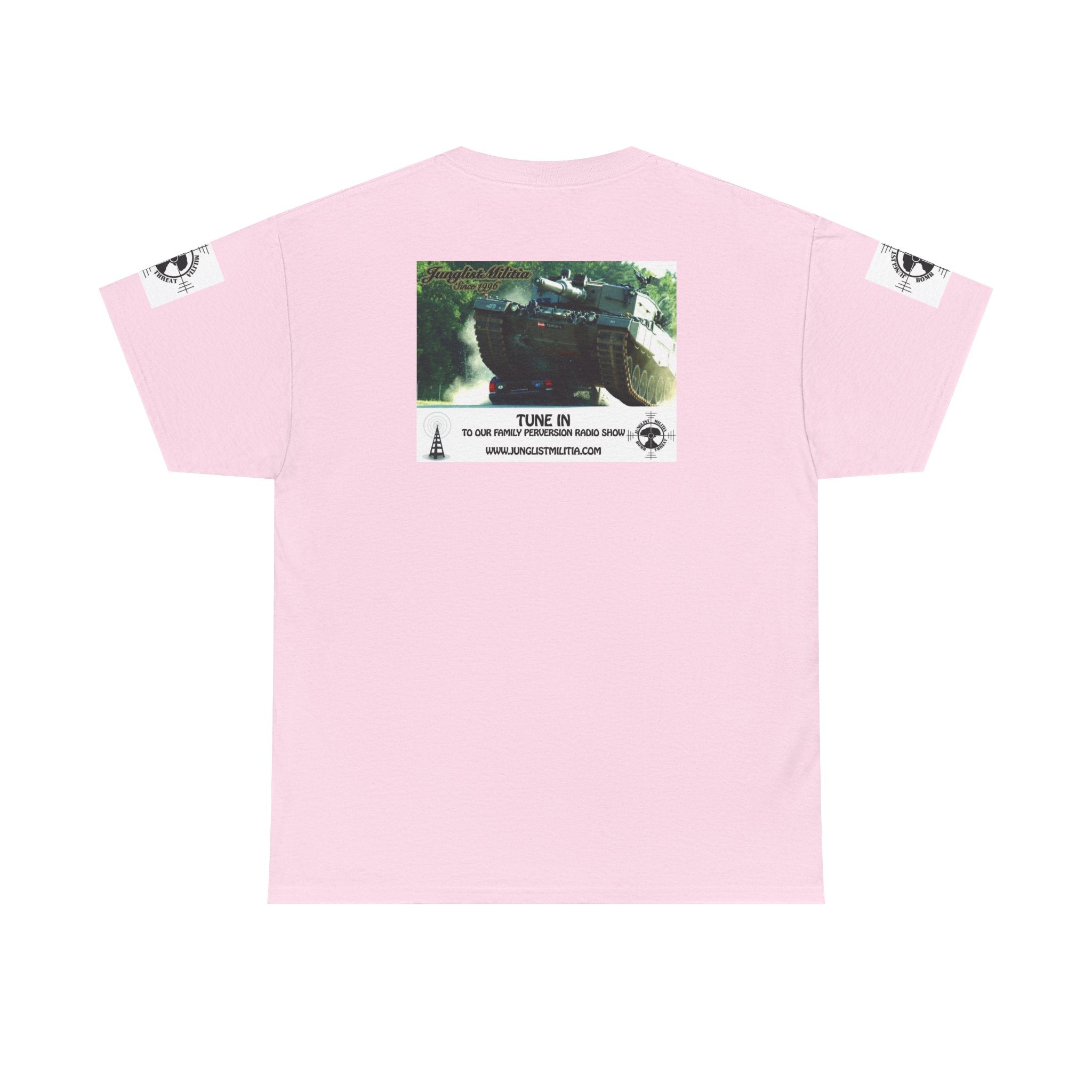 Classic Radio Junglist Militia The Junglist Militia Family Perversion Radio Show Los Angeles, California. Unisex Gildan T-Shirt