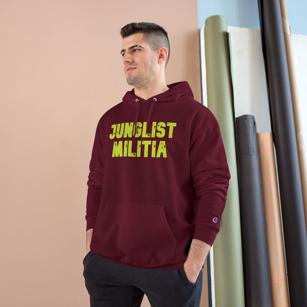 Champion Hoodie- JUNGLIST MILITIA ARMY