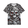 BODYBUILDER Medieval Skulls Men's Sports Jersey-  Stretchy made for BODYBUILDERS  with 100% moisture-wicking performance polyester - Junglist Militia Since 1996