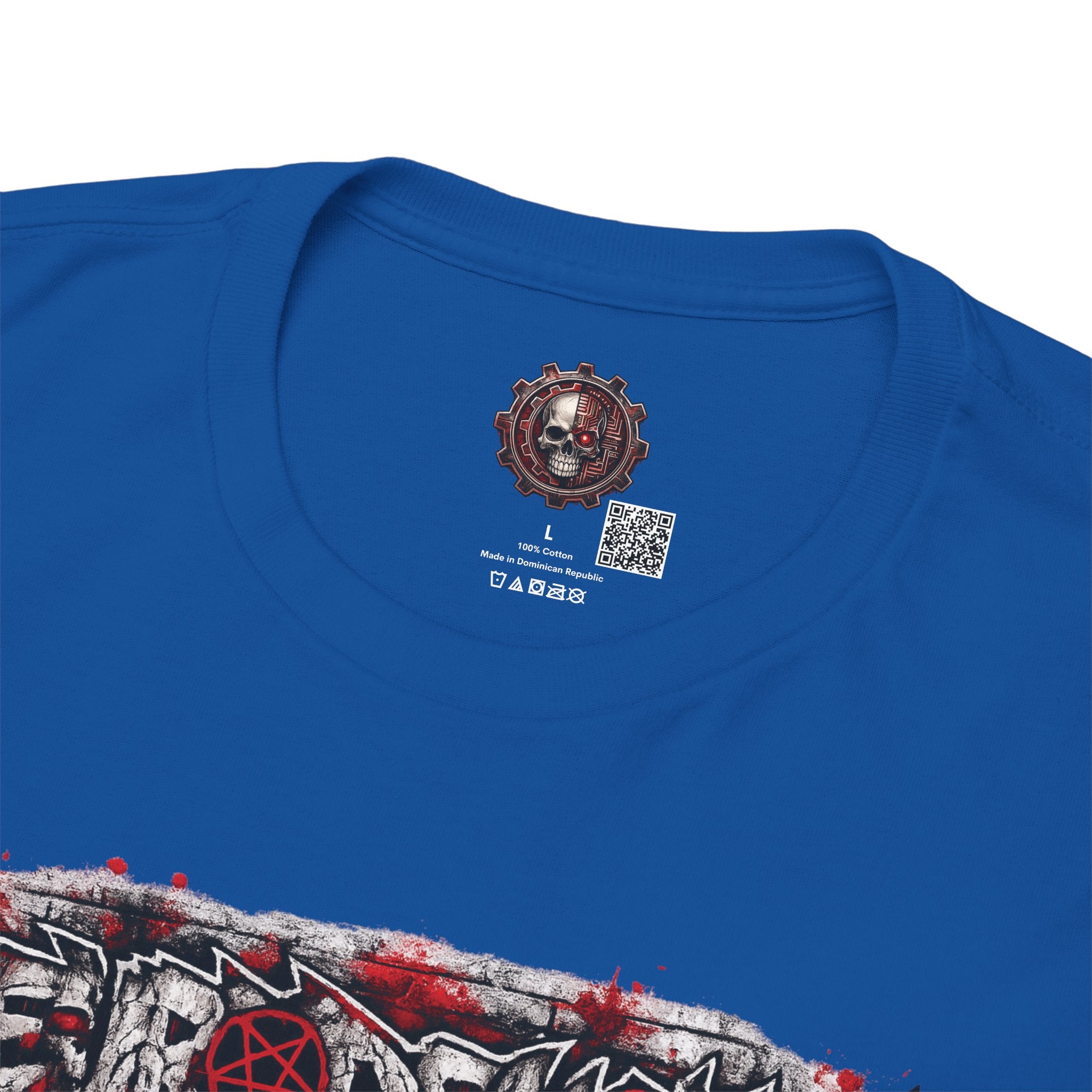 NEURODEMONIC - dnb hardstyle jungle techno trapcore metalcore Graffiti Skull Tee — Gildan Graphic Shirt