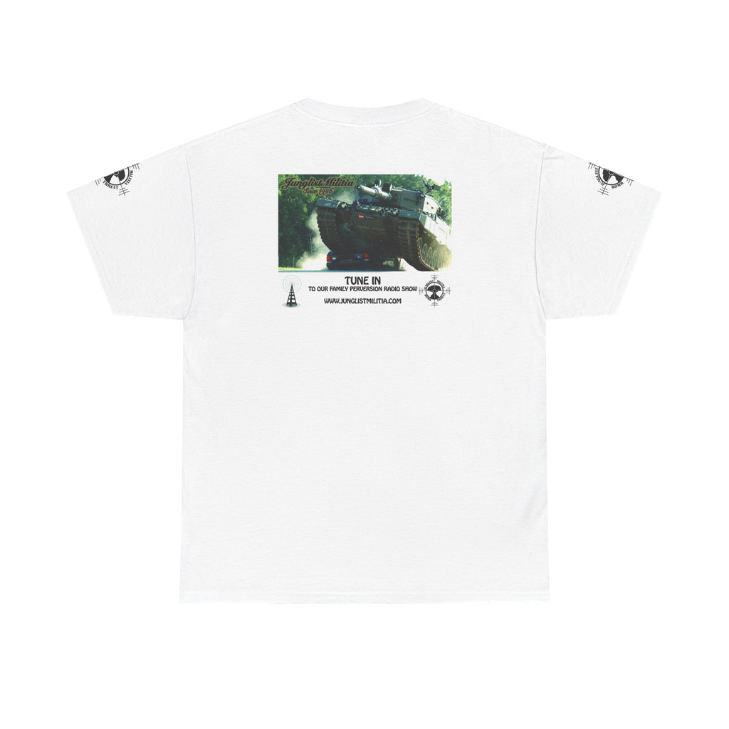 Classic Radio Junglist Militia The Junglist Militia Family Perversion Radio Show Los Angeles, California. Unisex Gildan T-Shirt