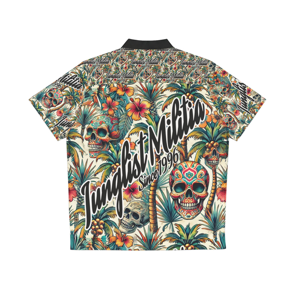 Men's Hawaiian/Mexican Voo Doo Junglist Militia Since 1996 Shirt