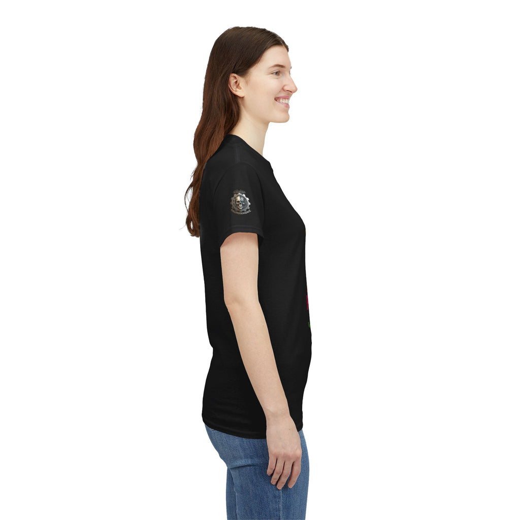 NeuroDemonic Carnival Jester T-Shirt – DNB Hardstyle Jungle Techno Edition