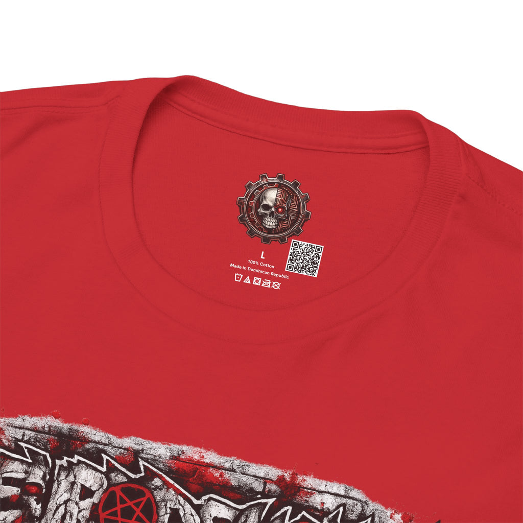 NEURODEMONIC - dnb hardstyle jungle techno trapcore metalcore Graffiti Skull Tee — Gildan Graphic Shirt