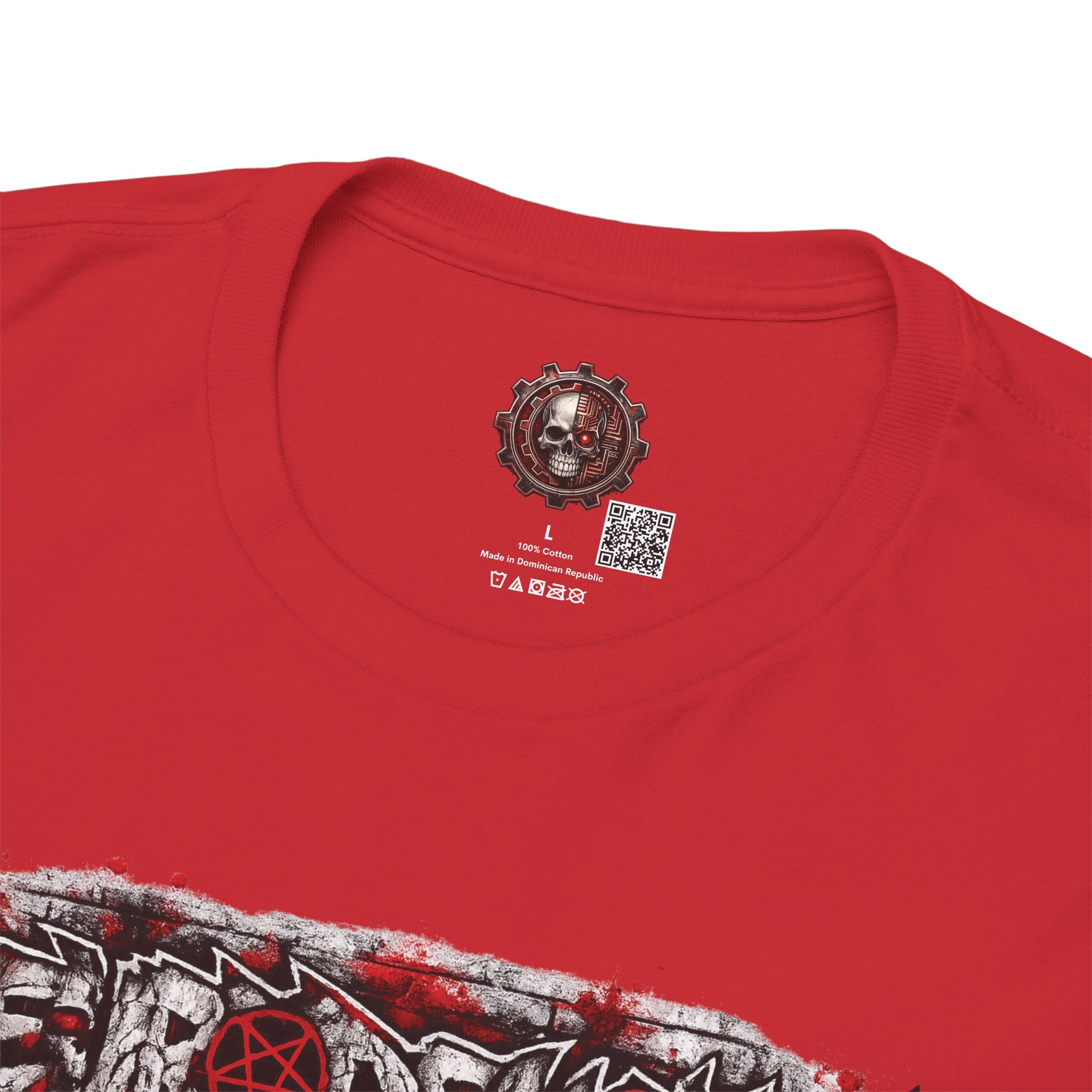 NEURODEMONIC - dnb hardstyle jungle techno trapcore metalcore Graffiti Skull Tee — Gildan Graphic Shirt