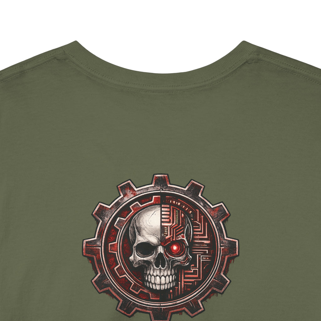 NEURODEMONIC - dnb hardstyle jungle techno trapcore metalcore Graffiti Skull Tee — Gildan Graphic Shirt