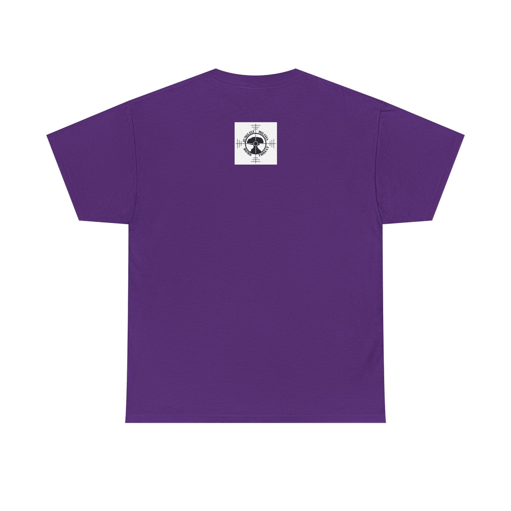 Fuck Terrorism 1st gen. Bomb Threat Logo - Unisex Heavy Cotton Tee - Junglist Militia Since 1996