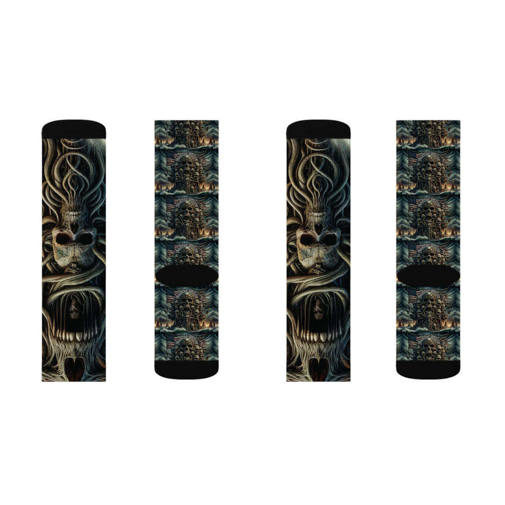 Ghosts of War Sublimation Socks- Unisex-Junglist Militia