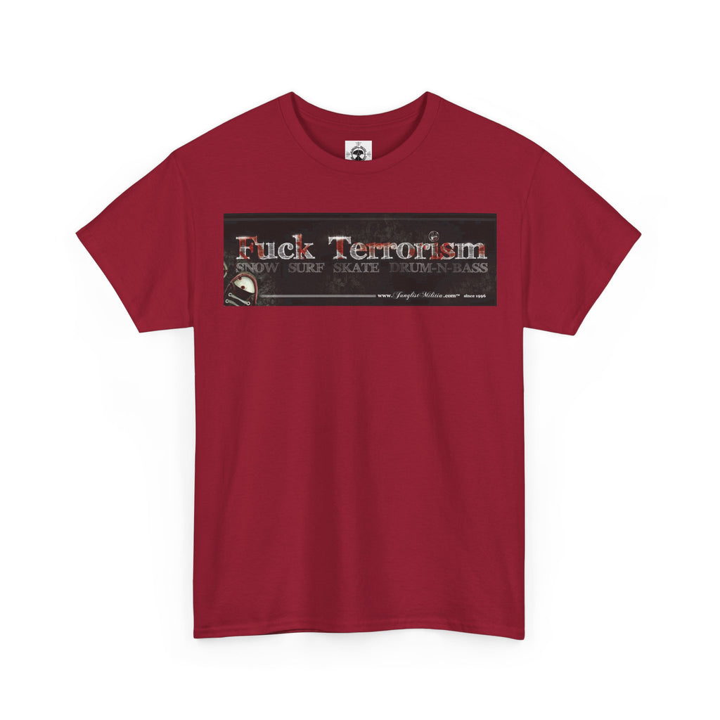 Fuck Terrorism - 1st gen logo - Junglist Militia Since 1996