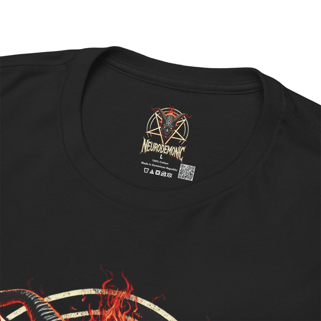 NeuroDemonic Baphomet Pentagram T-Shirt – Heavy Metal Streetwear Edition