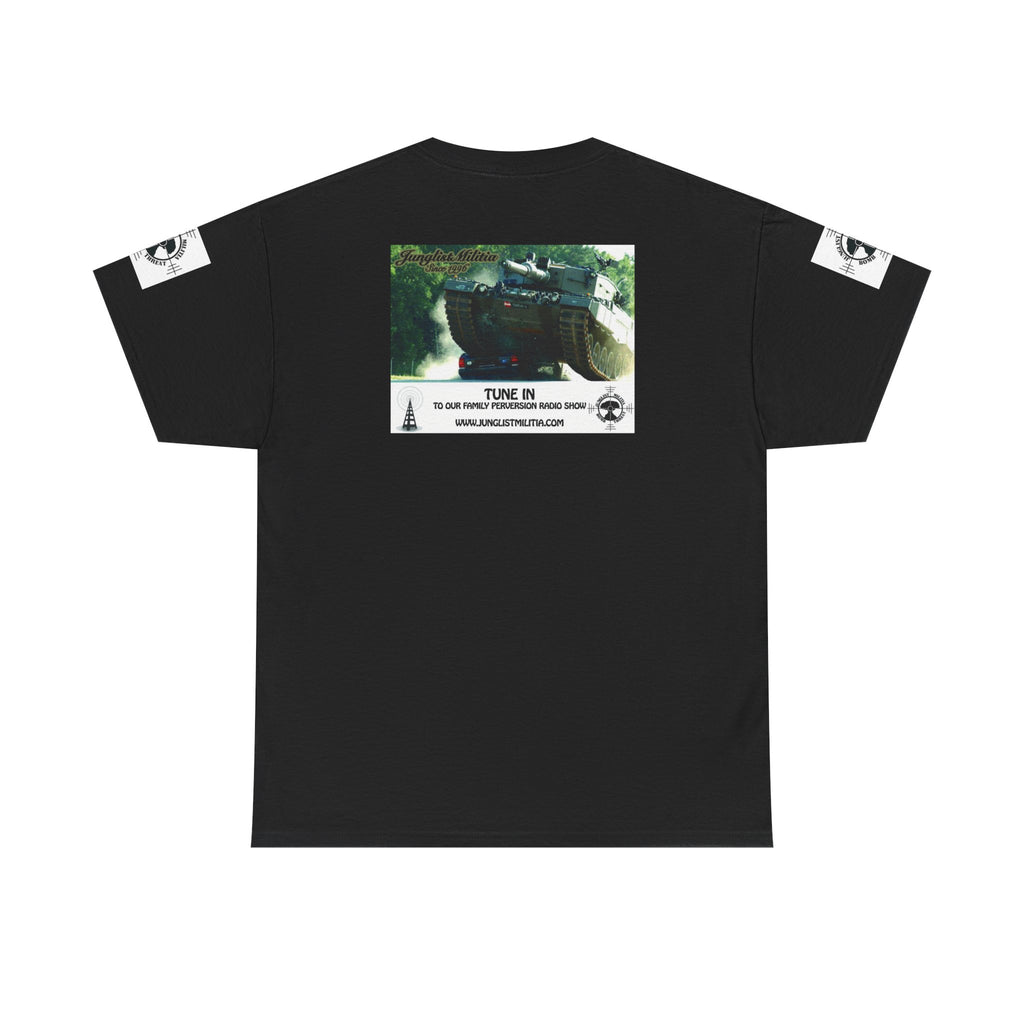 Classic Radio Junglist Militia The Junglist Militia Family Perversion Radio Show Los Angeles, California. Unisex Gildan T-Shirt