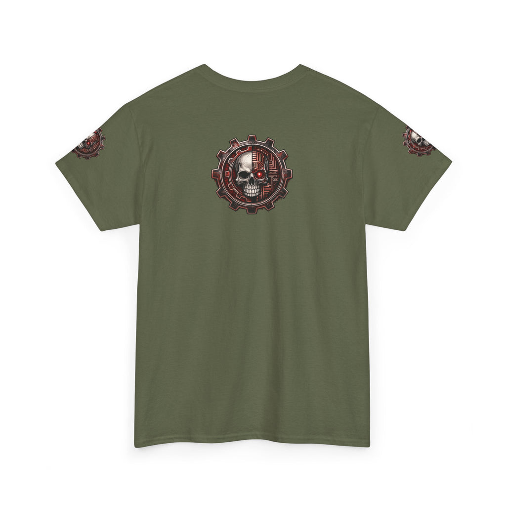 NEURODEMONIC - dnb hardstyle jungle techno trapcore metalcore Graffiti Skull Tee — Gildan Graphic Shirt