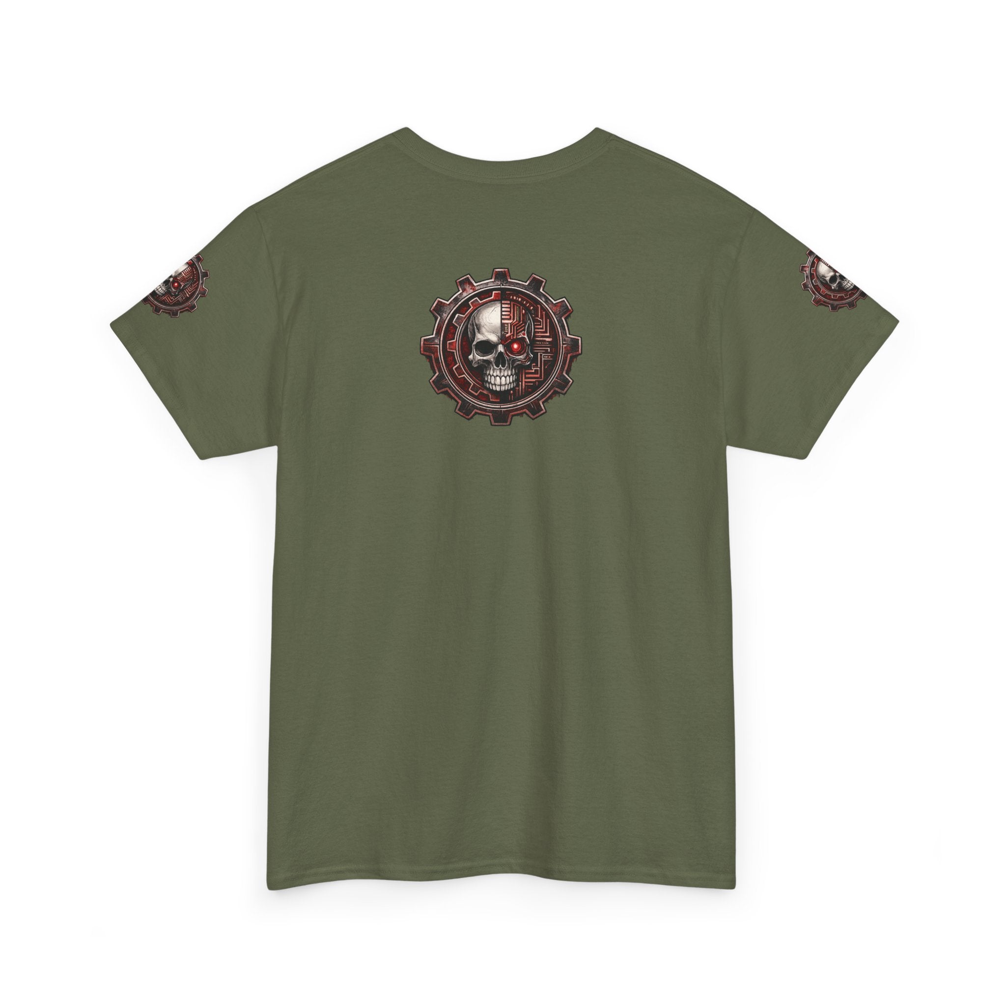 NEURODEMONIC - dnb hardstyle jungle techno trapcore metalcore Graffiti Skull Tee — Gildan Graphic Shirt