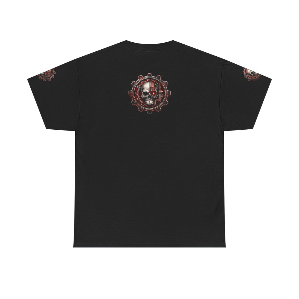NEURODEMONIC - dnb hardstyle jungle techno trapcore metalcore Graffiti Skull Tee — Gildan Graphic Shirt