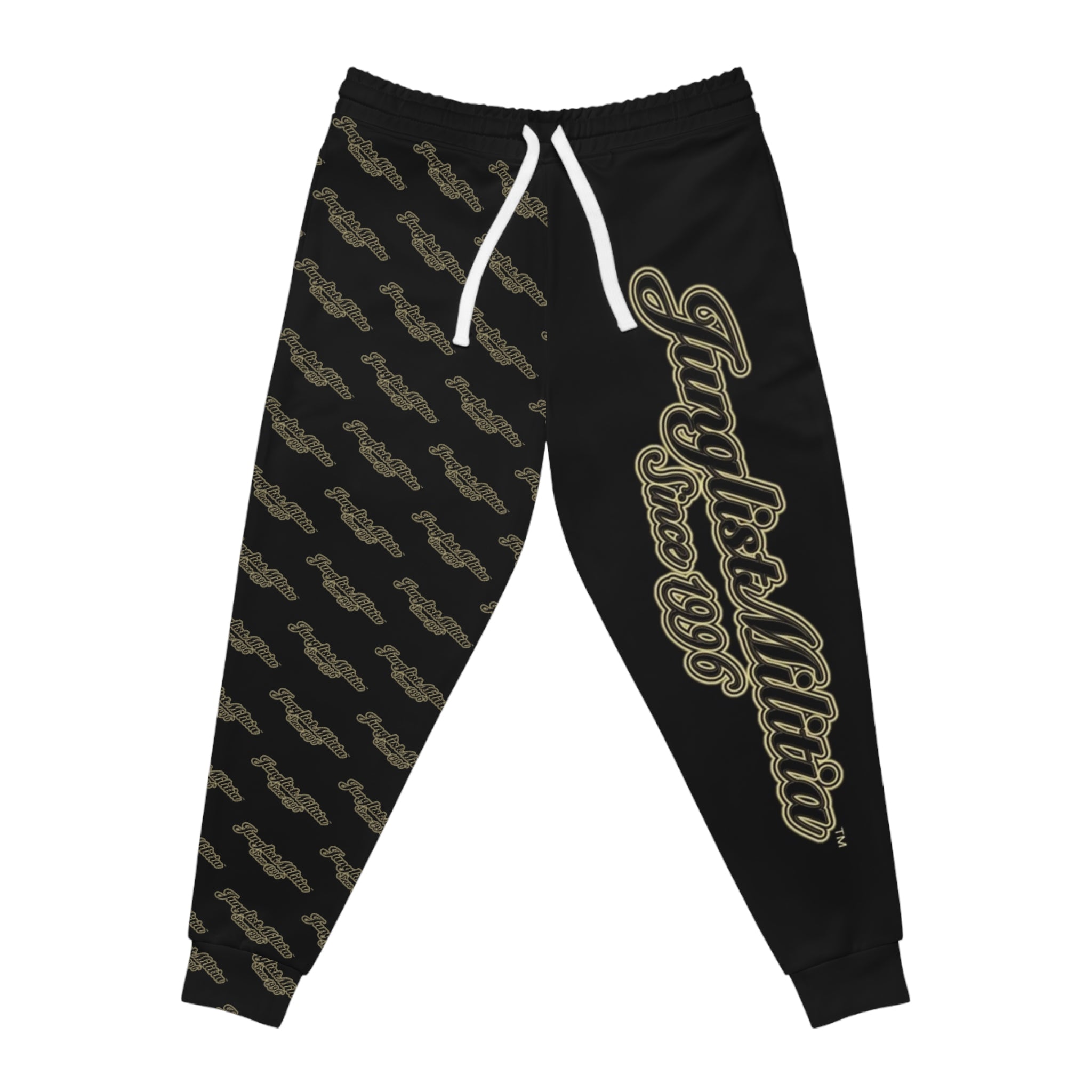 Athletic Joggers (AOP)-Junglist Militia Since 1996 2nd Generation Logo