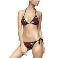 Blood Soaked Pentagram Turntable JUNGLIST MILITIA-Women's Bikini Swimsuit