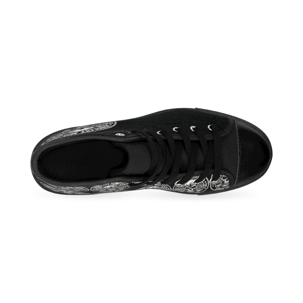 Skull Fuckers-Men's and Woman's Classic Sneakers- Junglist Militia Since 1996 - 4th Gen. Logo