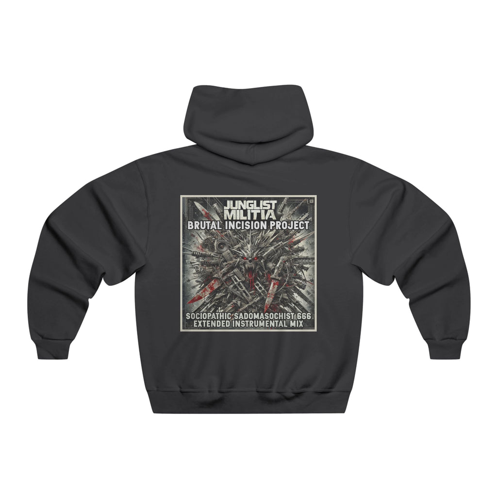 JERZEES NuBlend® Sociopathic Sadomasochist 666- JUNGLIST MILITIA BRUTAL INCISION PROJECT