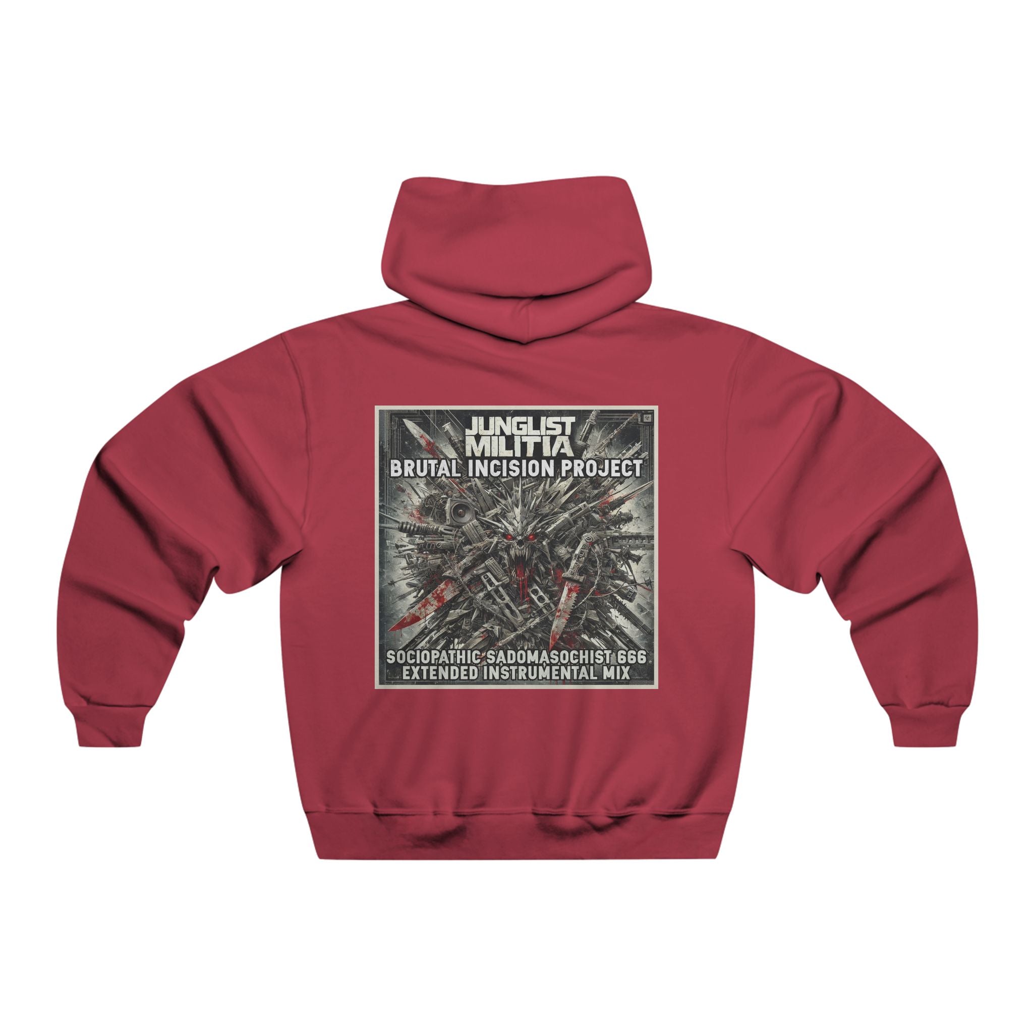 JERZEES NuBlend® Sociopathic Sadomasochist 666- JUNGLIST MILITIA BRUTAL INCISION PROJECT