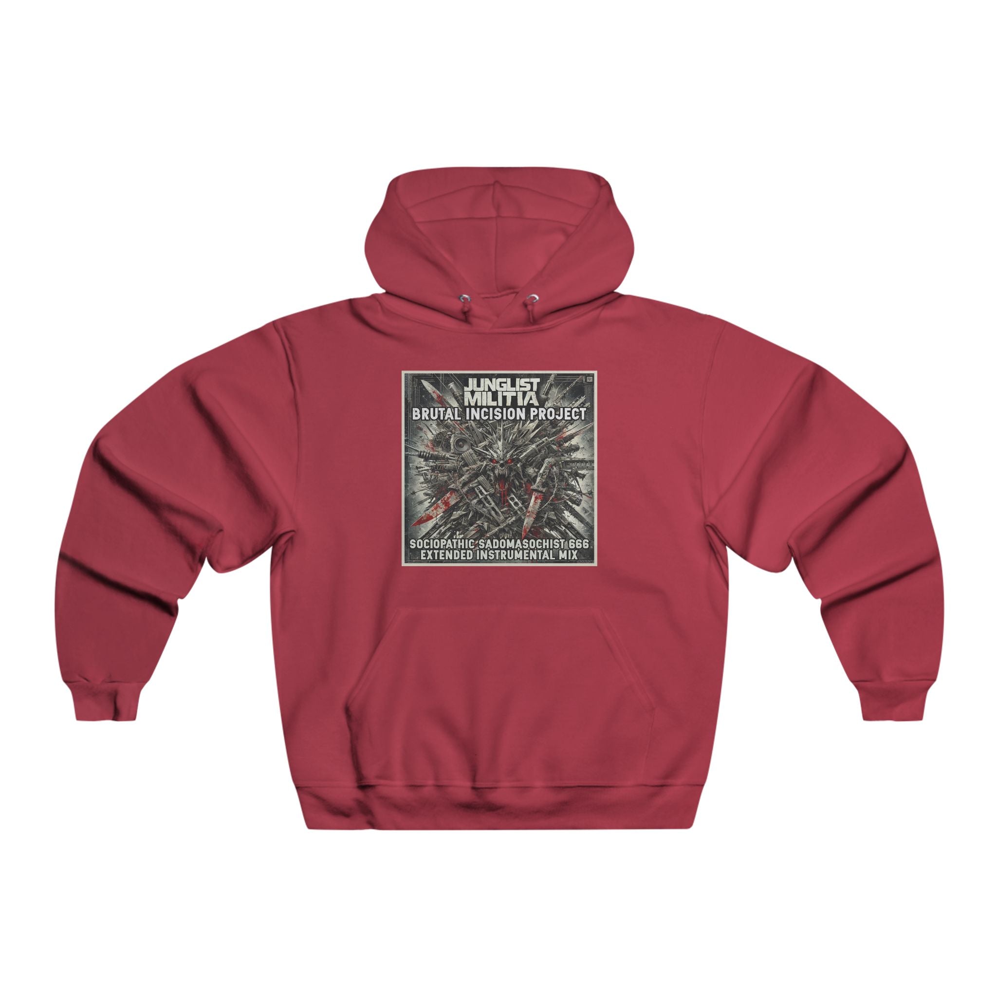 JERZEES NuBlend® Sociopathic Sadomasochist 666- JUNGLIST MILITIA BRUTAL INCISION PROJECT