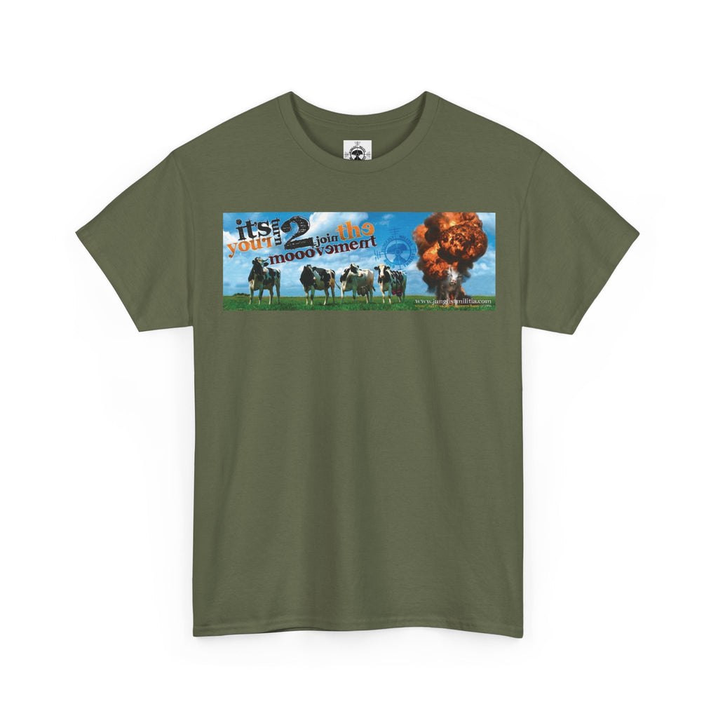 Cow Bombs Junglist Militia Bomb Threat 1st Gen Logo - Unisex T shirts - Junglist Militia Since 1996