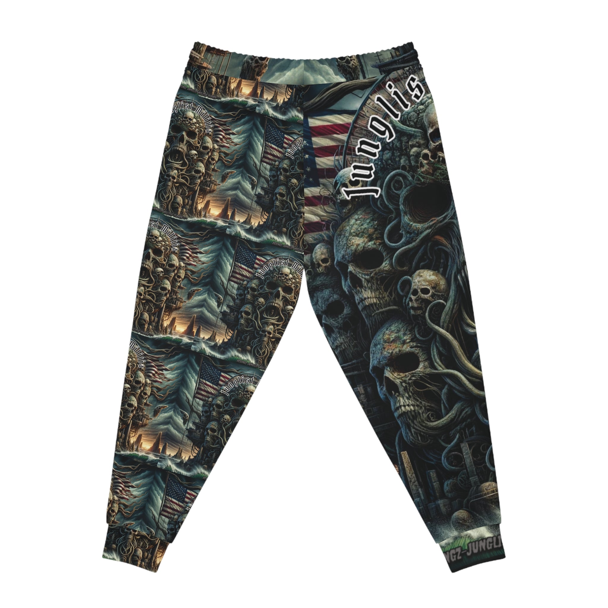 Ghosts of War-Athletic Joggers (AOP)-Unisex- Junglist Militia Since 1996