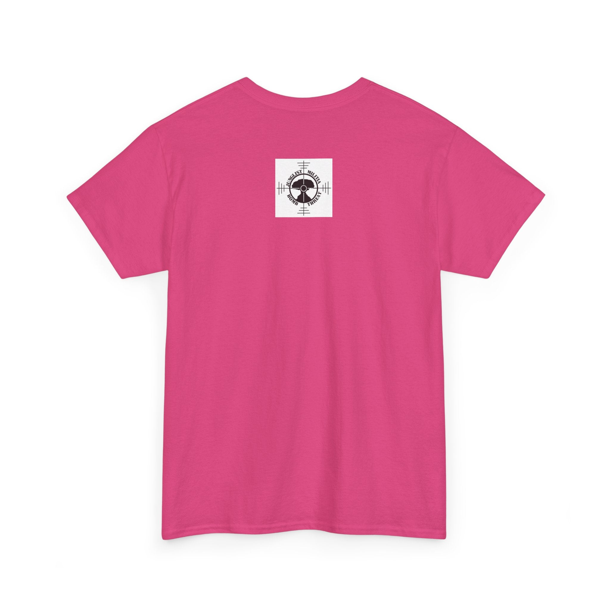 Fuck Terrorism 1st gen. Bomb Threat Logo - Unisex Heavy Cotton Tee - Junglist Militia Since 1996