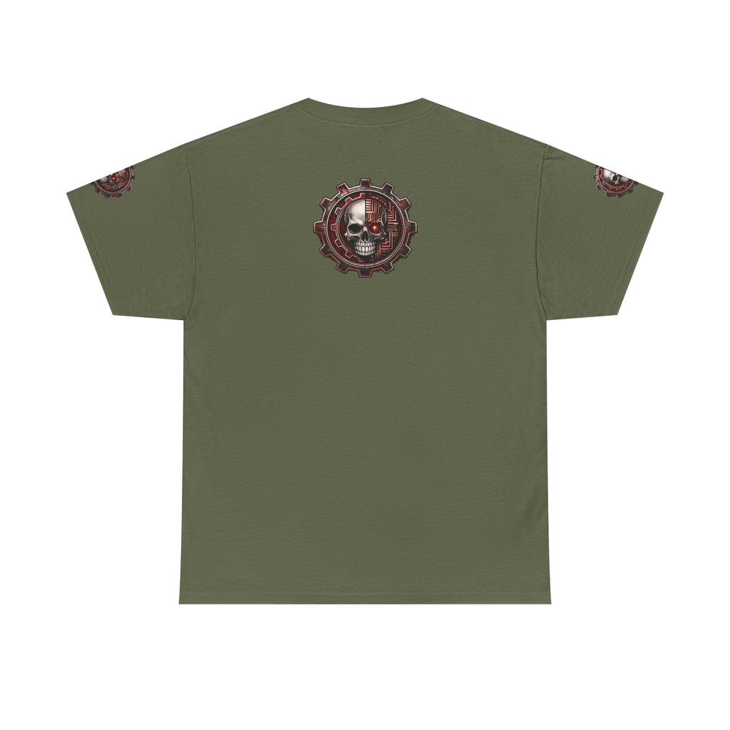 NEURODEMONIC - dnb hardstyle jungle techno trapcore metalcore Graffiti Skull Tee — Gildan Graphic Shirt