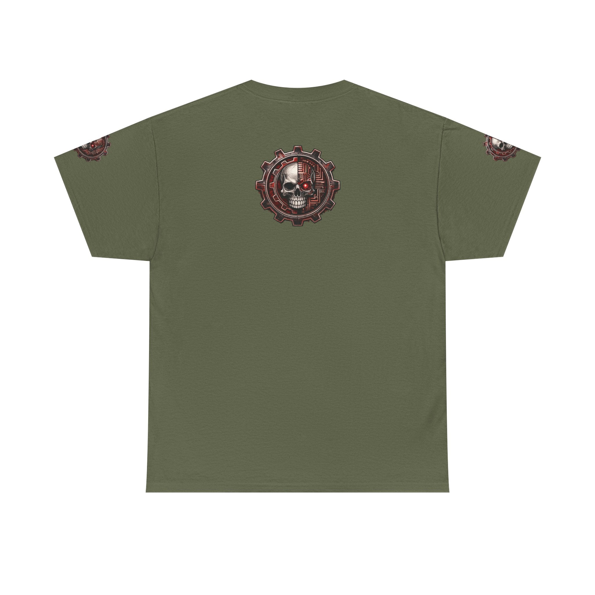 NEURODEMONIC - dnb hardstyle jungle techno trapcore metalcore Graffiti Skull Tee — Gildan Graphic Shirt