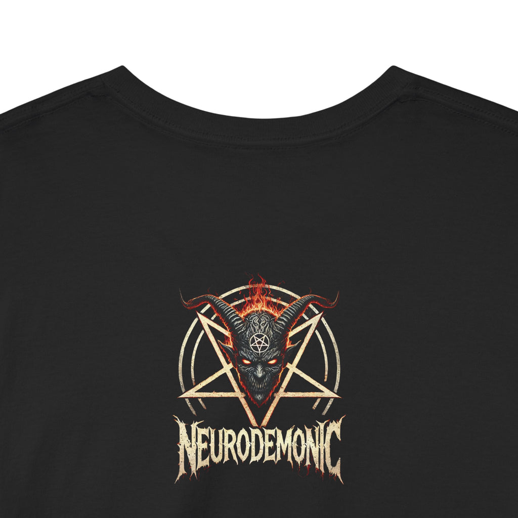 NeuroDemonic Baphomet Pentagram T-Shirt – Heavy Metal Streetwear Edition