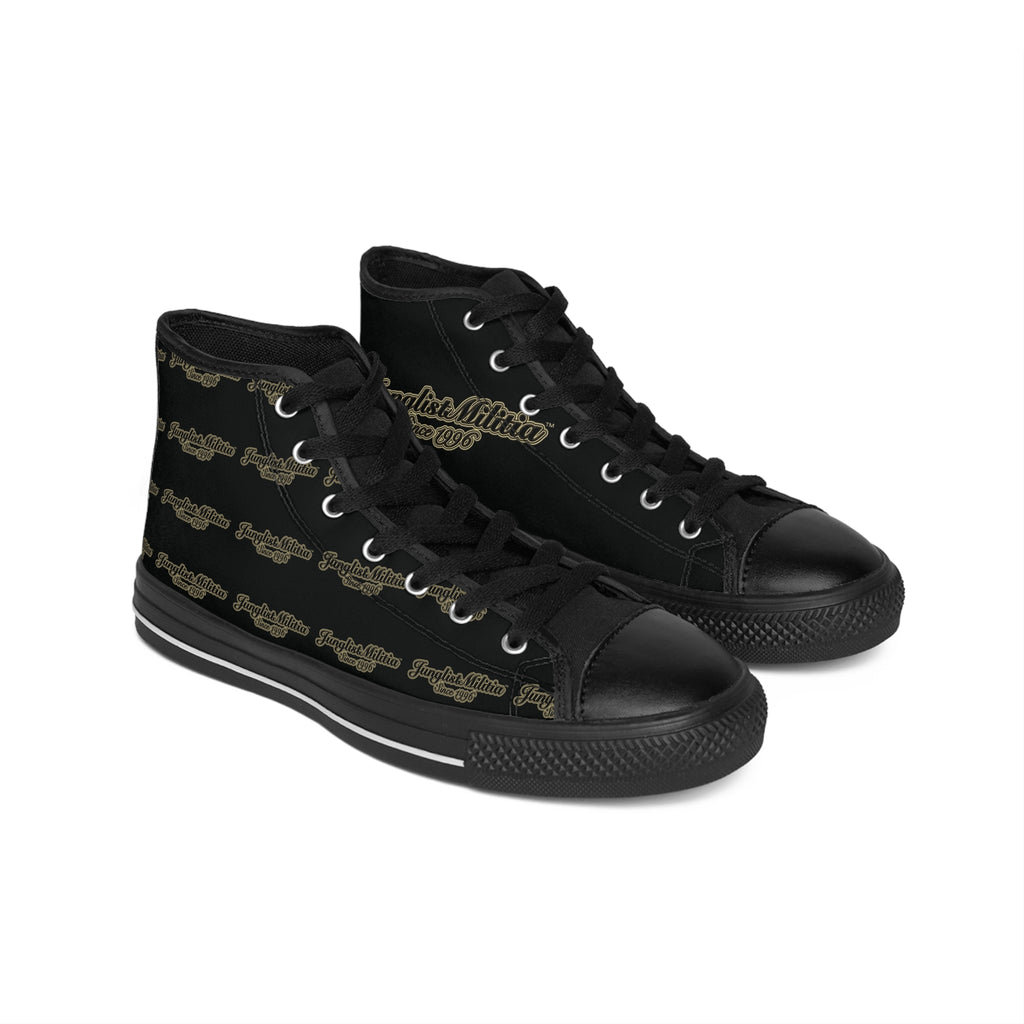 Men's Classic Sneakers-Junglist Militia Since 1996 2nd Generation Logo