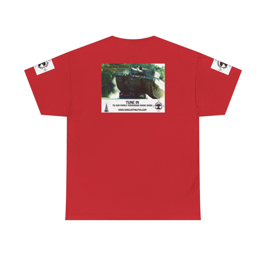 Classic Radio Junglist Militia The Junglist Militia Family Perversion Radio Show Los Angeles, California. Unisex Gildan T-Shirt