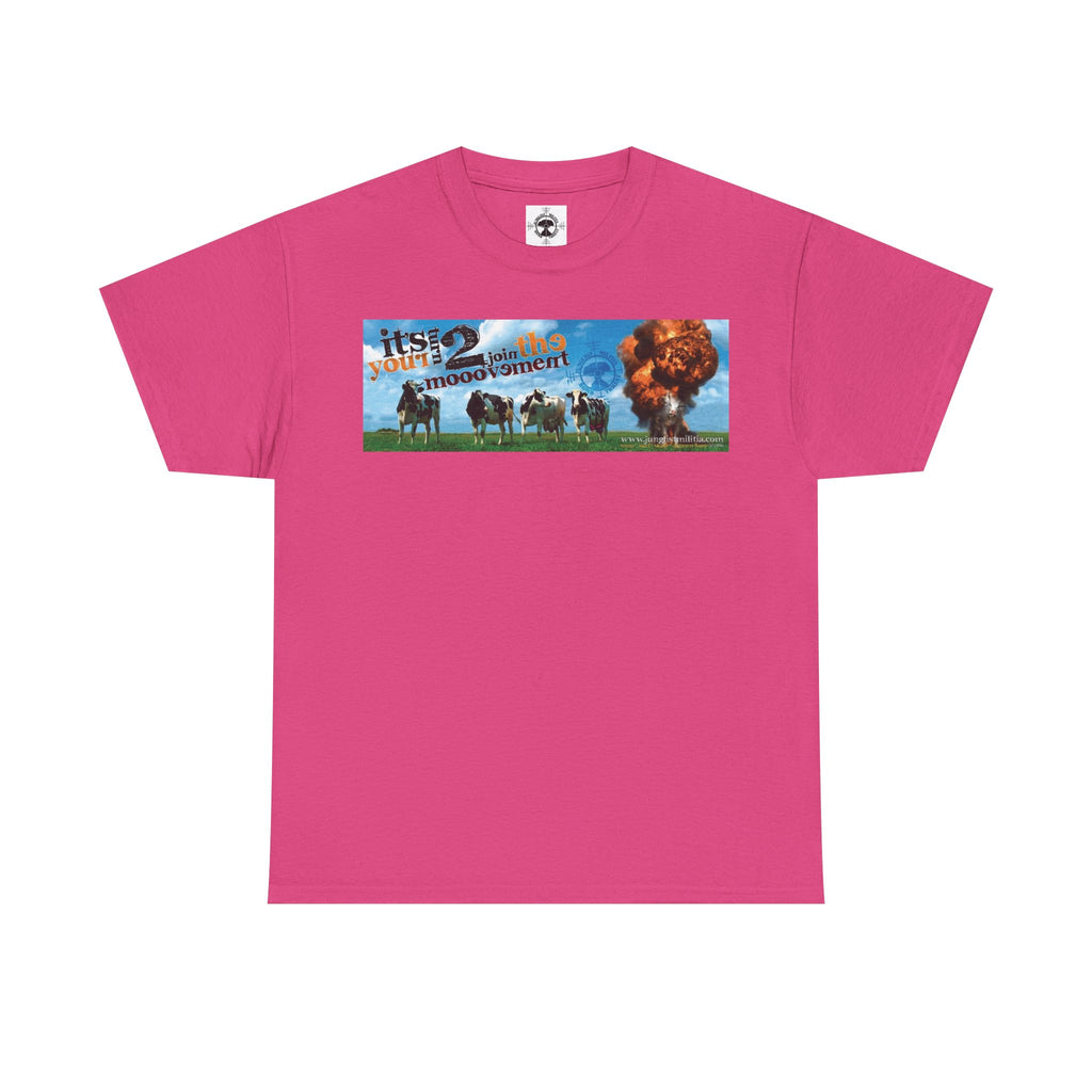 Cow Bombs Junglist Militia Bomb Threat 1st Gen Logo - Unisex T shirts - Junglist Militia Since 1996