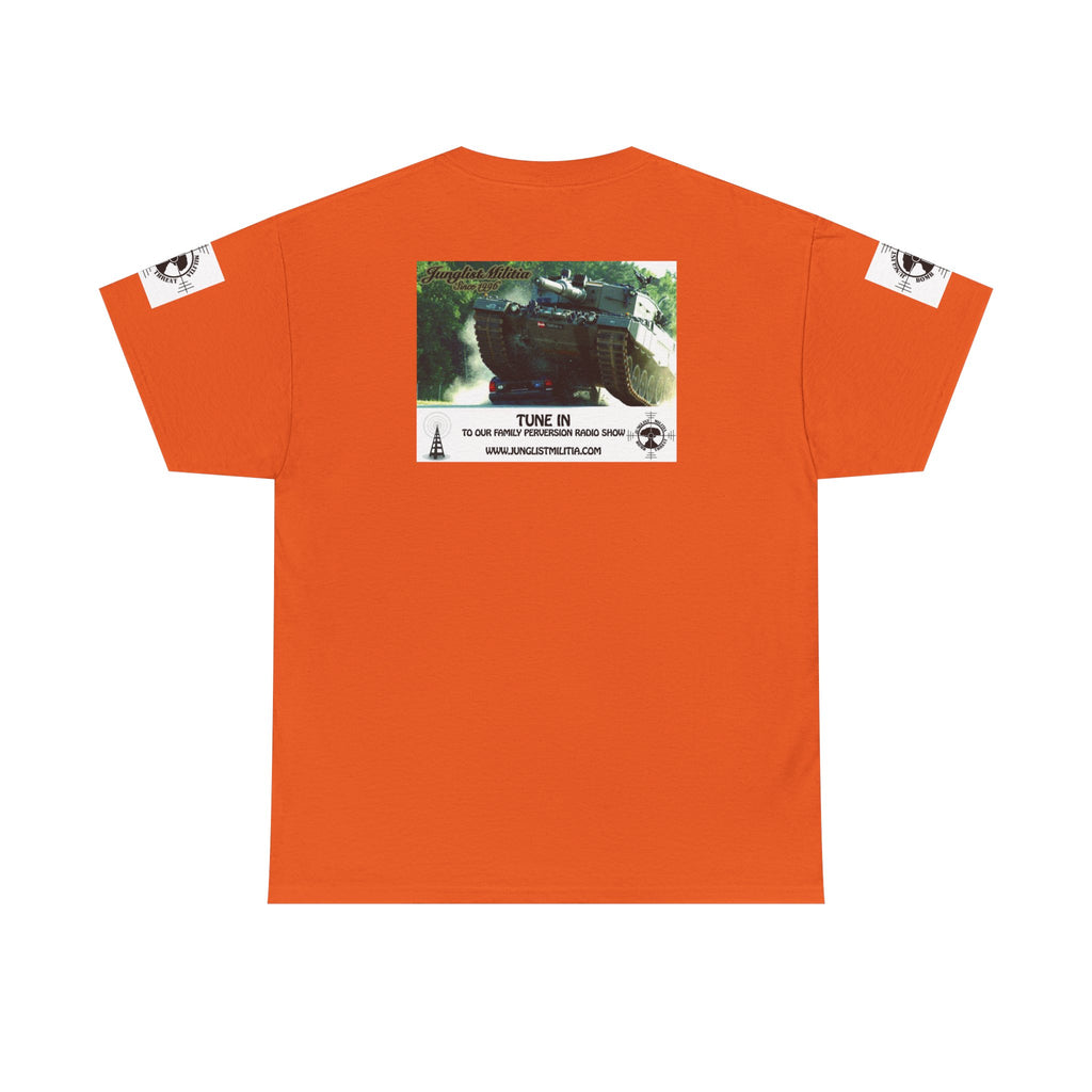 Classic Radio Junglist Militia The Junglist Militia Family Perversion Radio Show Los Angeles, California. Unisex Gildan T-Shirt
