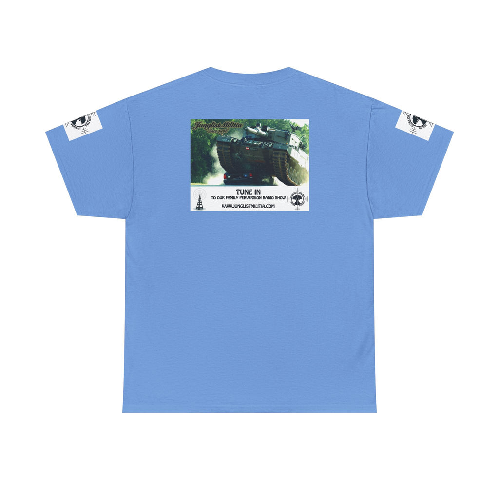 Classic Radio Junglist Militia The Junglist Militia Family Perversion Radio Show Los Angeles, California. Unisex Gildan T-Shirt