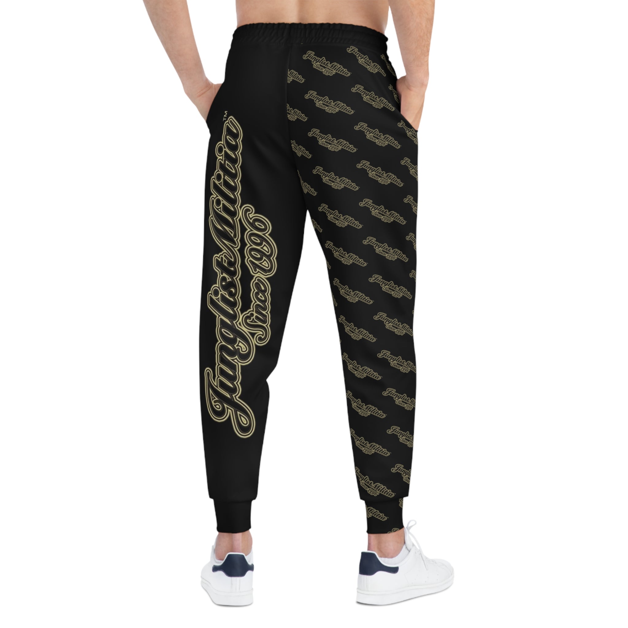Athletic Joggers (AOP)-Junglist Militia Since 1996 2nd Generation Logo