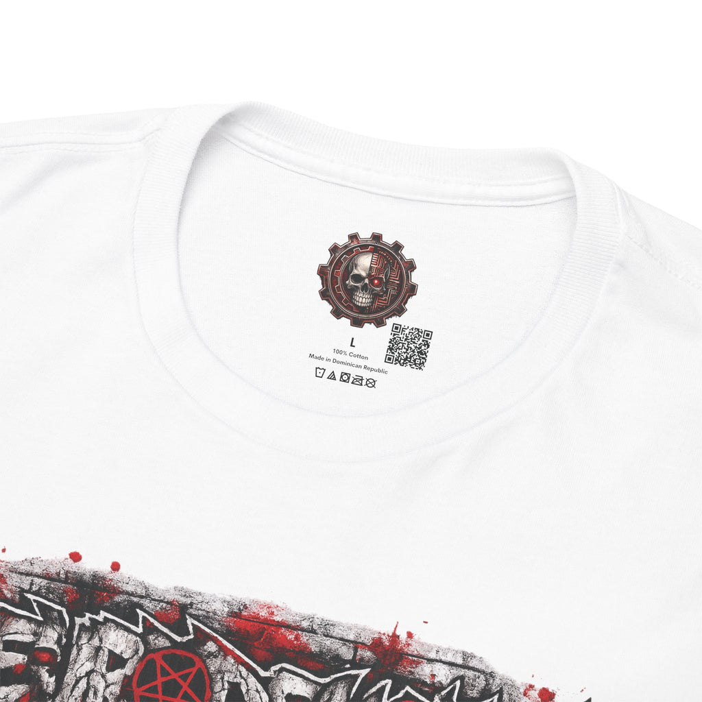 NEURODEMONIC - dnb hardstyle jungle techno trapcore metalcore Graffiti Skull Tee — Gildan Graphic Shirt