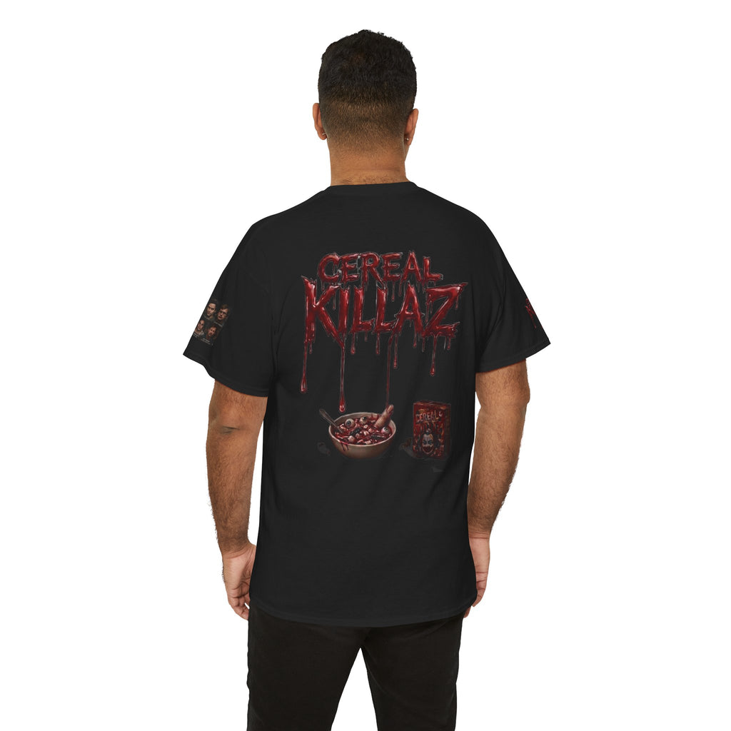 CEREAL KILLAZ™ True Crime Horror Graphic T-Shirt | Gothic Streetwear | NeuroDemonic