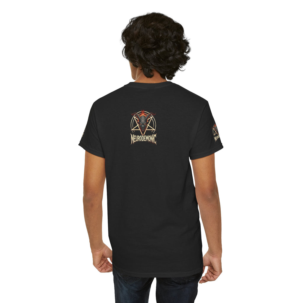 NeuroDemonic Baphomet Pentagram T-Shirt – Heavy Metal Streetwear Edition