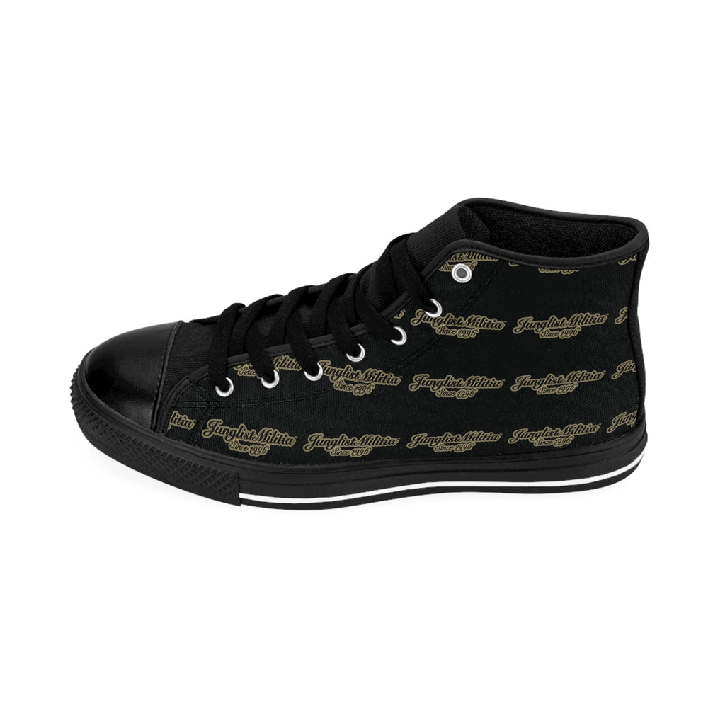 Men's Classic Sneakers-Junglist Militia Since 1996 2nd Generation Logo