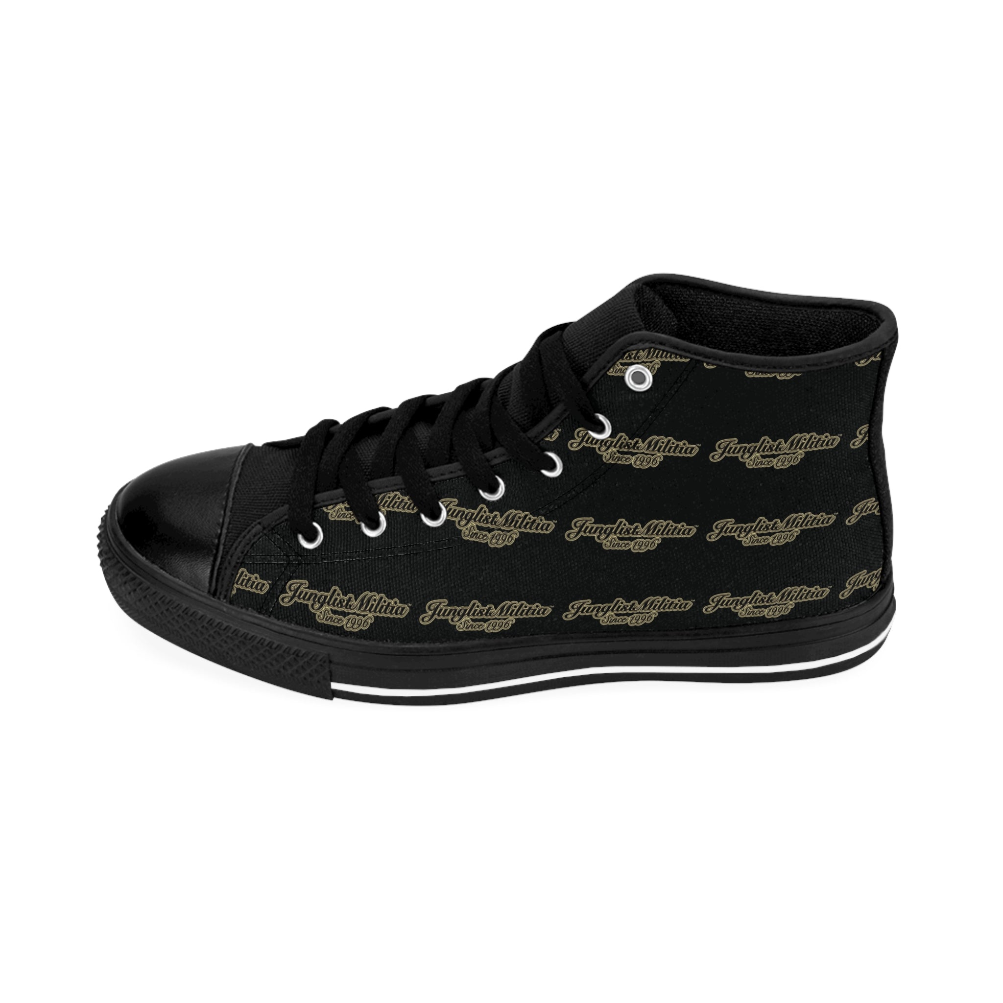 Men's Classic Sneakers-Junglist Militia Since 1996 2nd Generation Logo